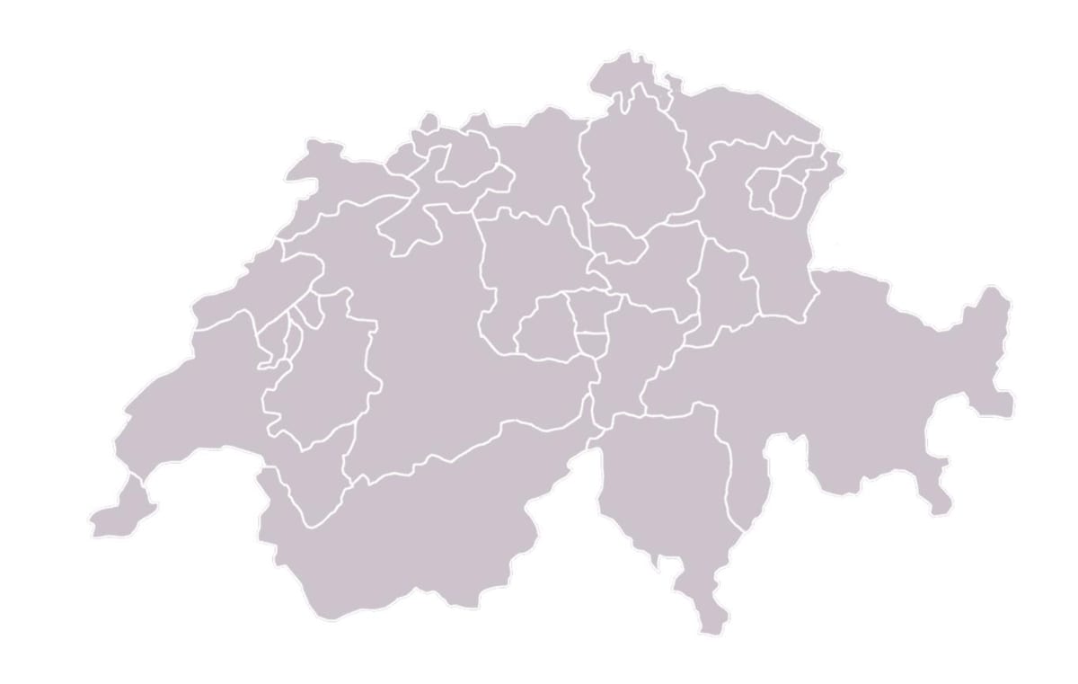 mapa de branco mapa de suíza