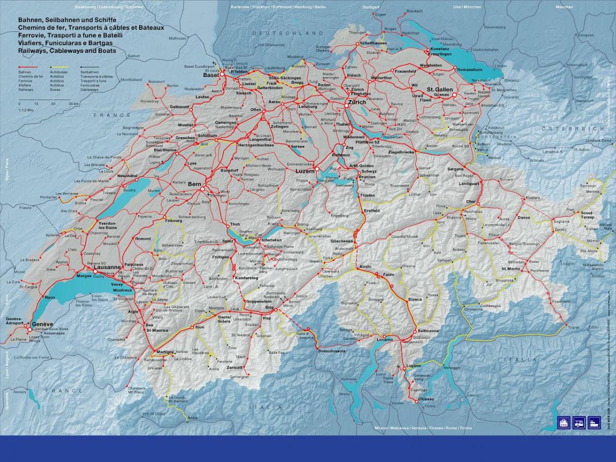 mapa de sbb mapa suíza