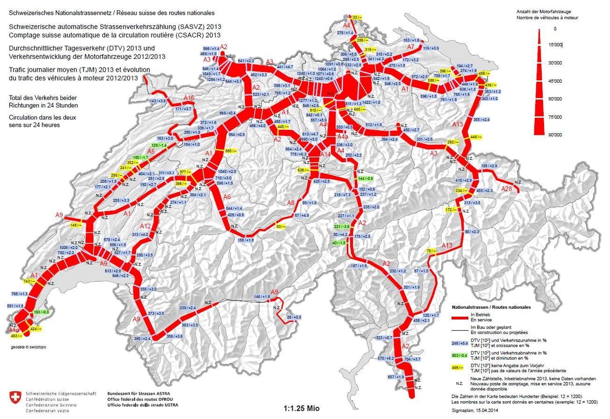 mapa de suíza viñeta