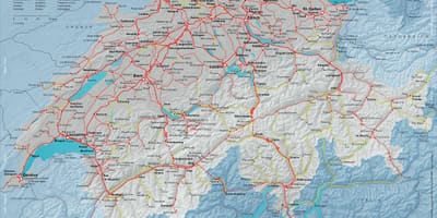 Mapa de sbb mapa suíza