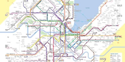 Mapa de xenebra, suíza autobús
